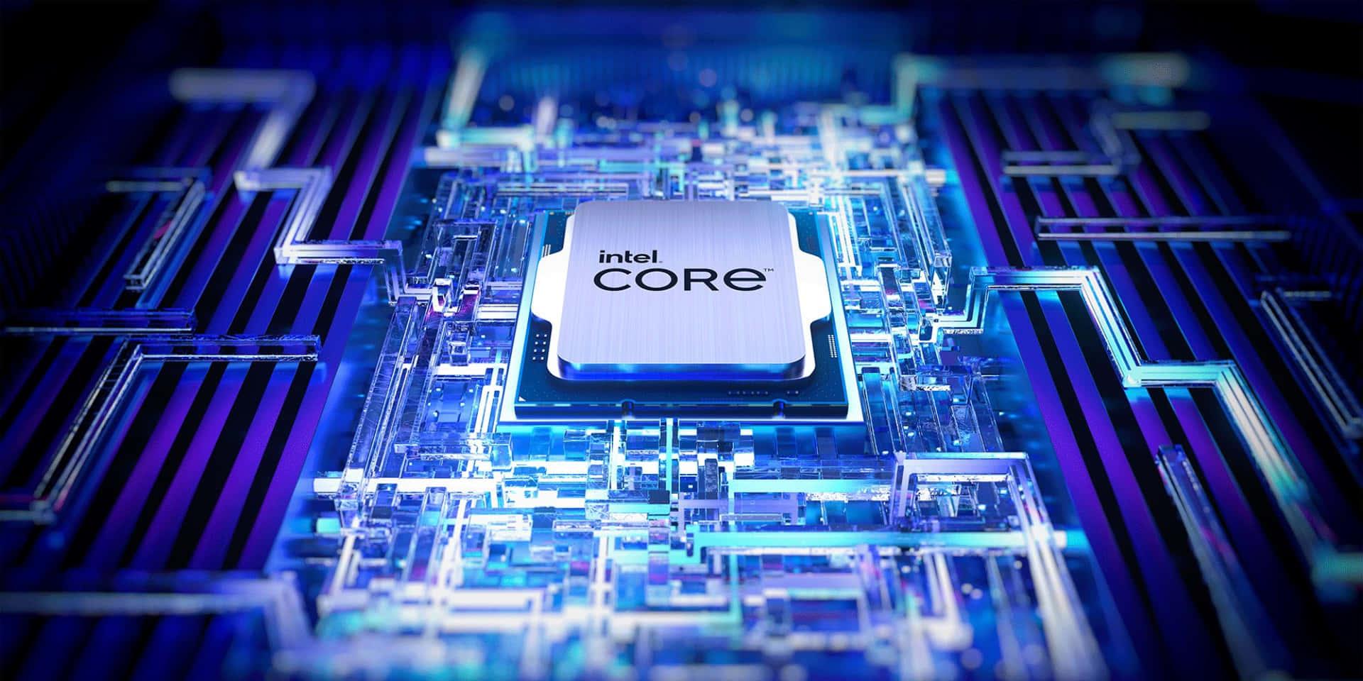 Intel Core Background Wallpaper